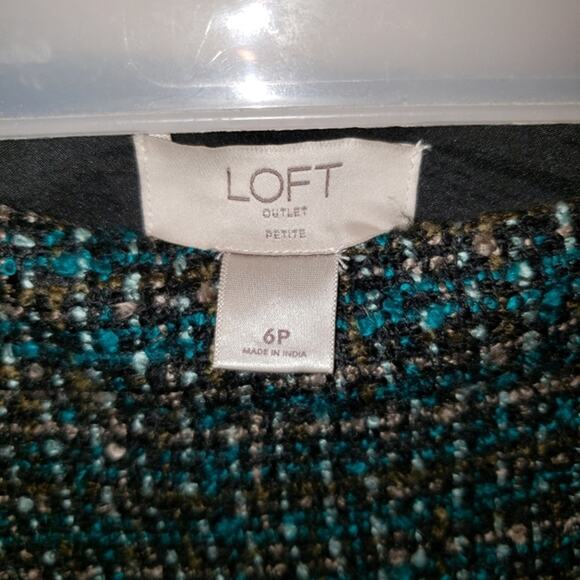 Loft Career Tweed Skirt | Sz 6P | EUC - Picture 2 of 3